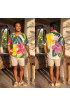Hand Painted Rayon Shirt Hand Painted Rayon Shirt